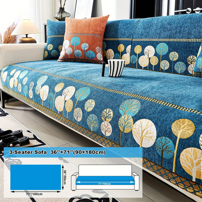 Bohemian Style Chenille Sofa Abdeckung