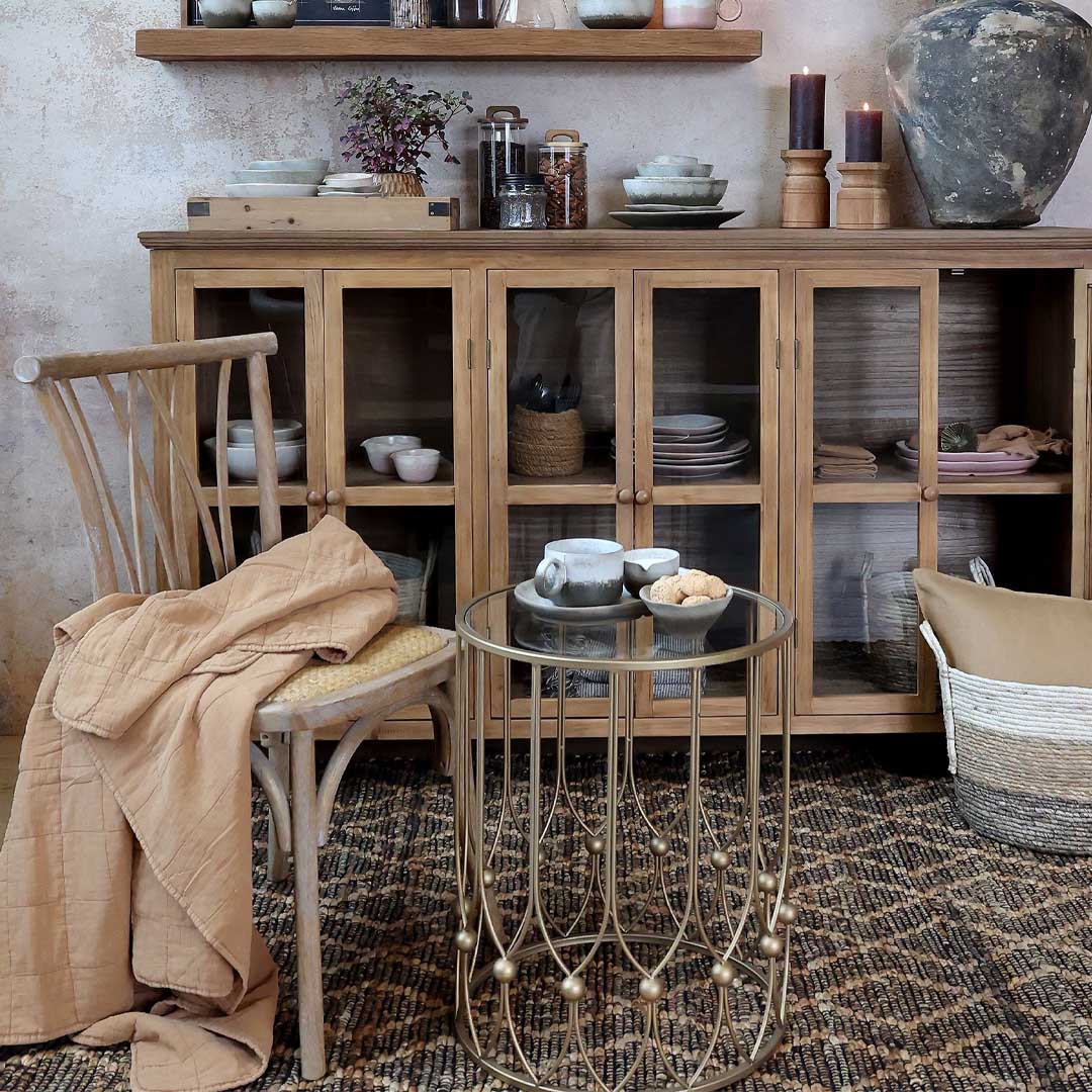 Chic Antique - Vintage Quilt Steppdecke Honig 130x180 cm