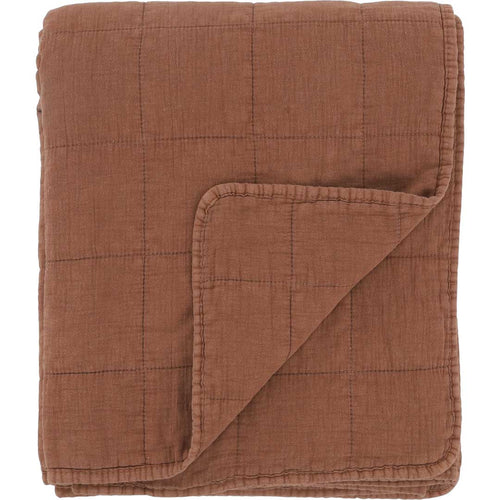 Chic Antique - Vintage Quilt Steppdecke Terracotta 130x180 cm