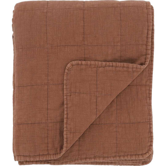 Chic Antique - Vintage Quilt Steppdecke Terracotta 130x180 cm