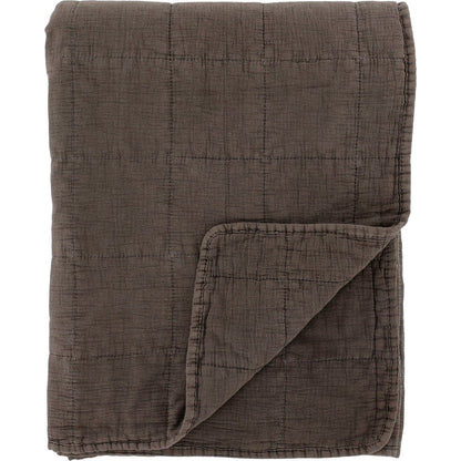 Chic Antique - Vintage Quilt Steppdecke  Mokka 130x180 cm