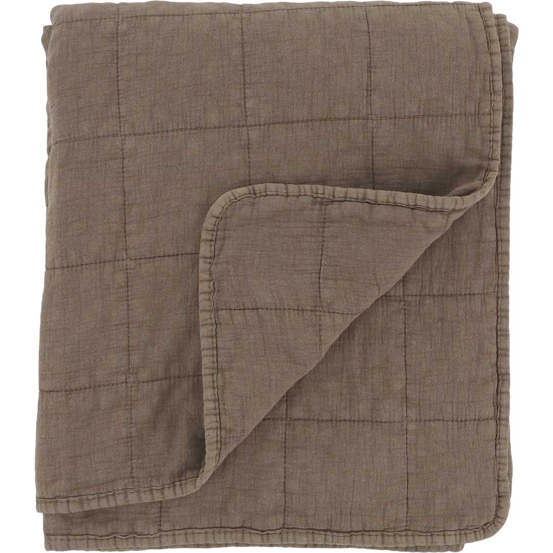 Chic Antique - Vintage Quilt Steppdecke Walnuss 130x180 cm