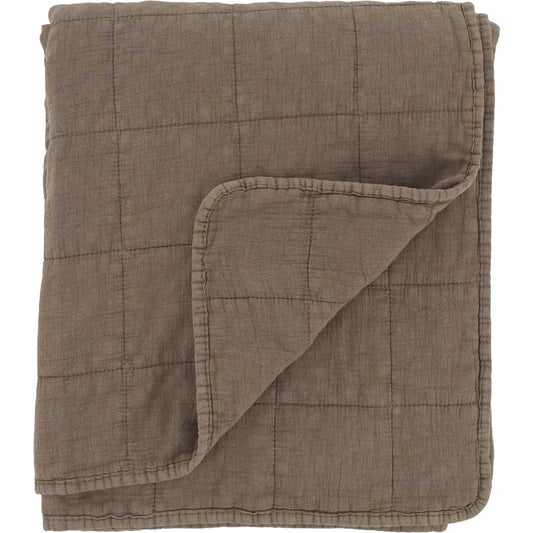 Chic Antique - Vintage Quilt Steppdecke Walnuss 130x180 cm