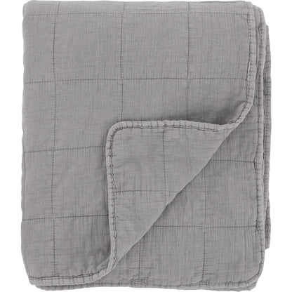 Chic Antique - Vintage Quilt Steppdecke Französisch Grau 130x180 cm