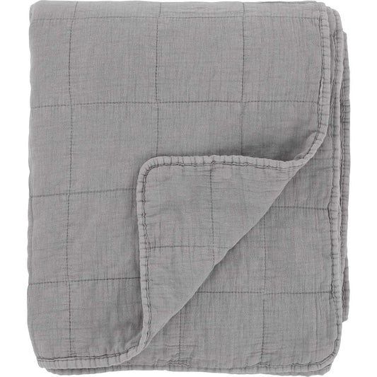 Chic Antique - Vintage Quilt Steppdecke Französisch Grau 130x180 cm