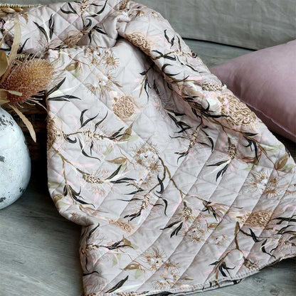 Chic Antique - Quilt mit Blumenmuster 130x180 cm