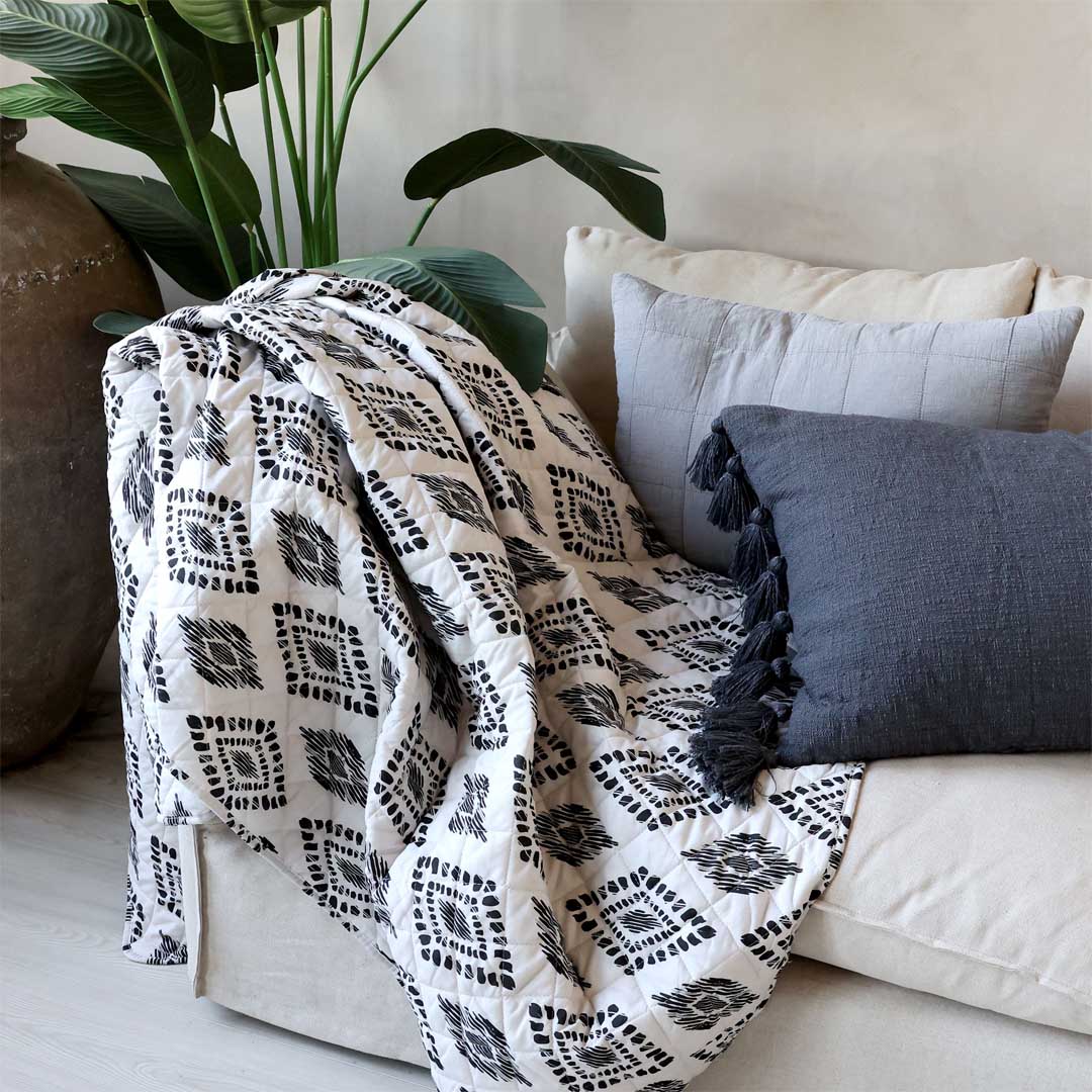 Chic Antique - Quilt mit ethnischem Muster 130x180 cm