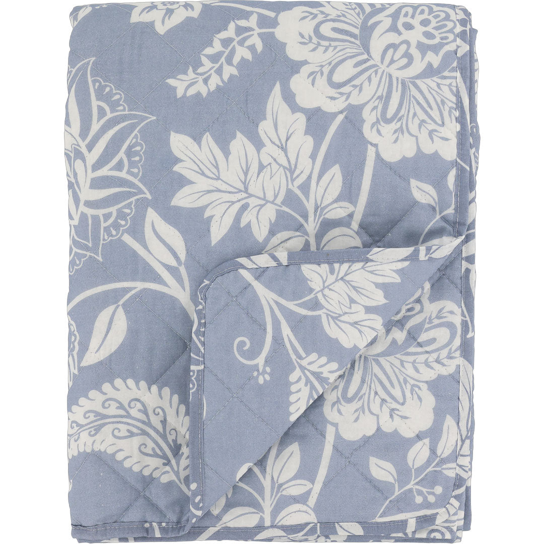 Chic Antique - Vintage Quilt Steppdecke mit Blumenmuster 130 × 180 cm 130x180 cm