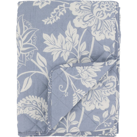 Chic Antique - Vintage Quilt Steppdecke mit Blumenmuster 130 × 180 cm 130x180 cm