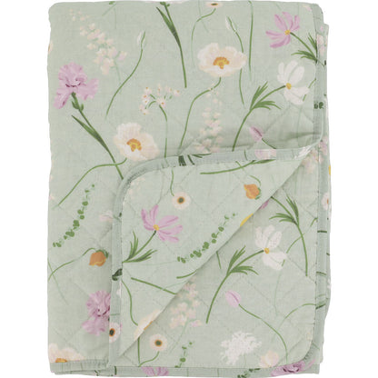 Chic Antique - Vintage Quilt Steppdecke mit Blumen 130x180 cm