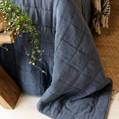 Chic Antique - Vintage Quilt Steppdecke midnight 240x240 cm