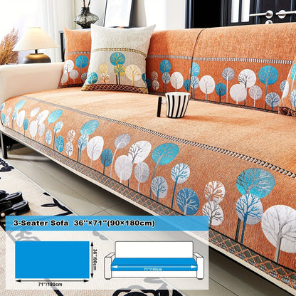 Bohemian Style Chenille Sofa Abdeckung