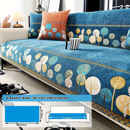 Bohemian Style Chenille Sofa Abdeckung