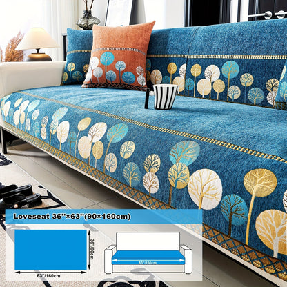 Bohemian Style Chenille Sofa Abdeckung