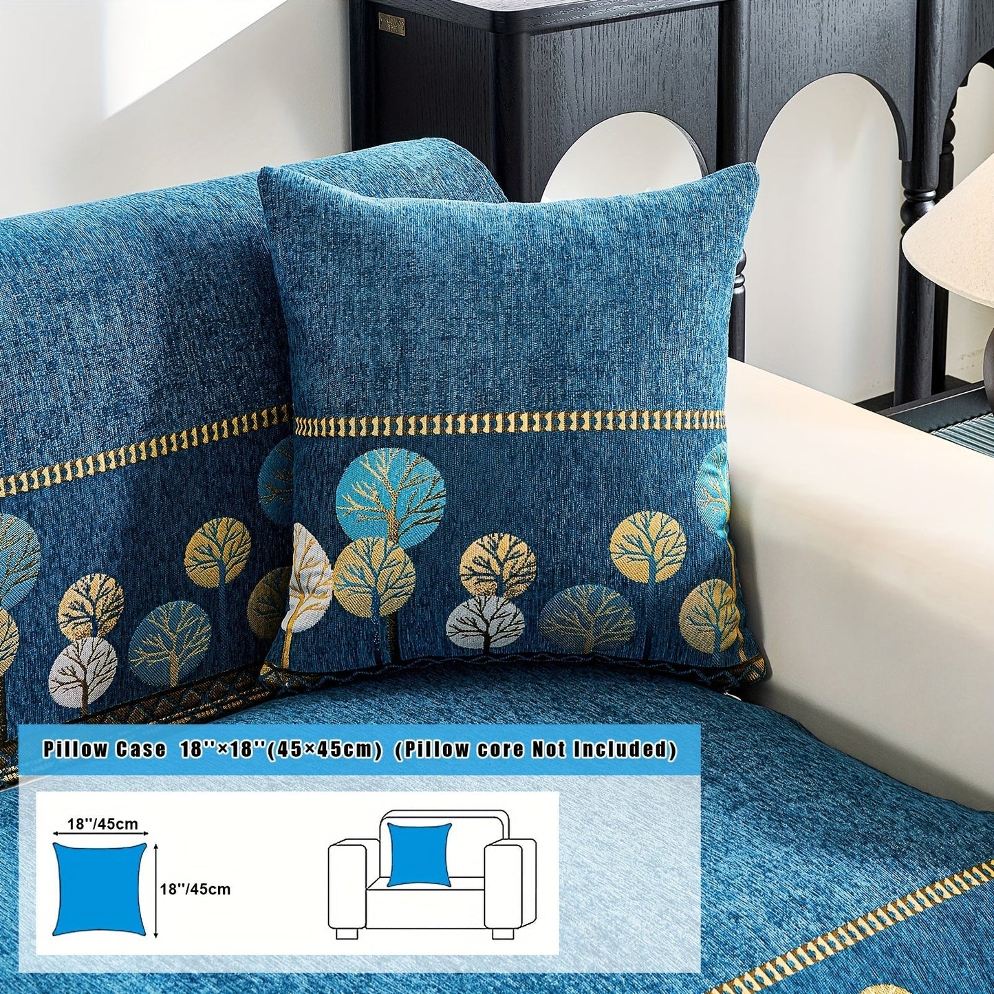 Bohemian Style Chenille Sofa Abdeckung