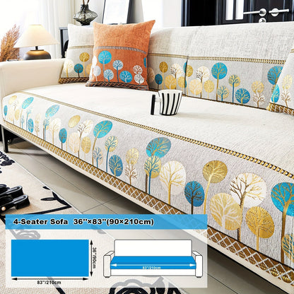 Bohemian Style Chenille Sofa Abdeckung