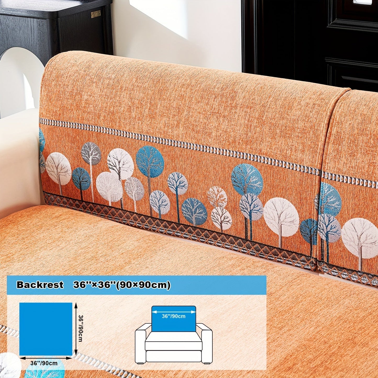 Bohemian Style Chenille Sofa Abdeckung