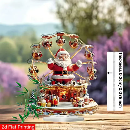 Bohemian-style Santa Claus table decoration