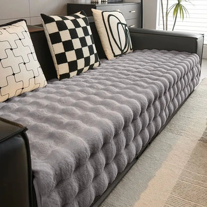 Weicher, rutschfester Plüschsofa-Bezug