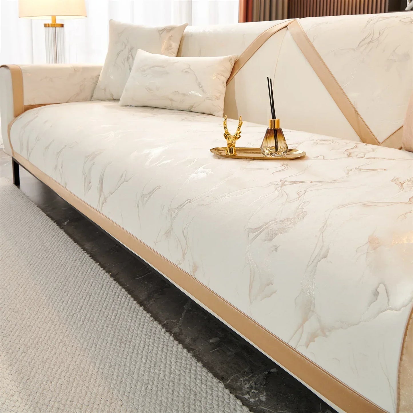 Anti-Rutsch-Marmor-Linien Schutzhülle