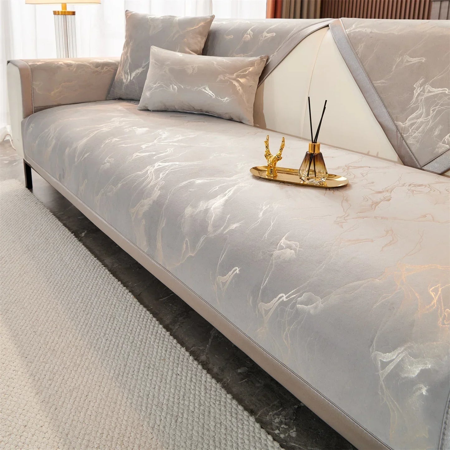 Anti-Rutsch-Marmor-Linien Schutzhülle