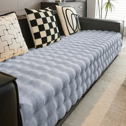 Weicher, rutschfester Plüschsofa-Bezug