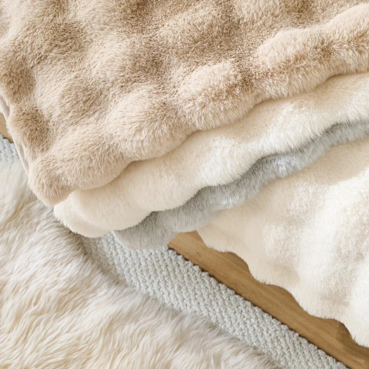 Weicher, rutschfester Plüschsofa-Bezug