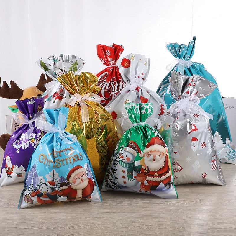 🎅Christmas Sale-Up to 50% Off🔥MerryPouch Christmas Drawstring Gift Bags