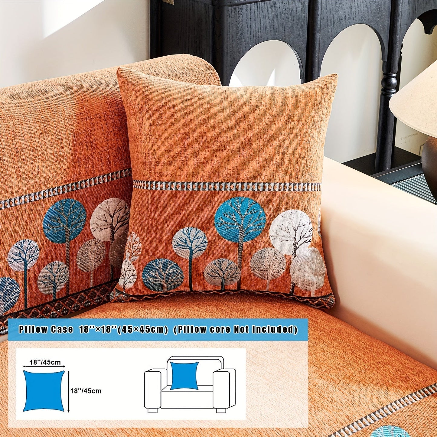 Bohemian Style Chenille Sofa Abdeckung