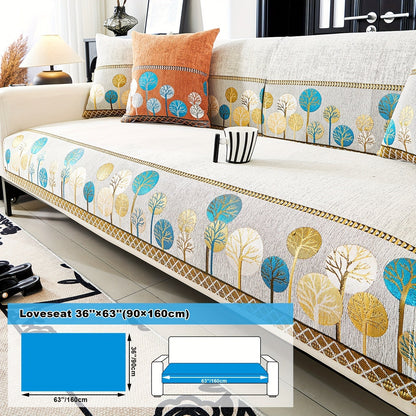 Bohemian Style Chenille Sofa Abdeckung