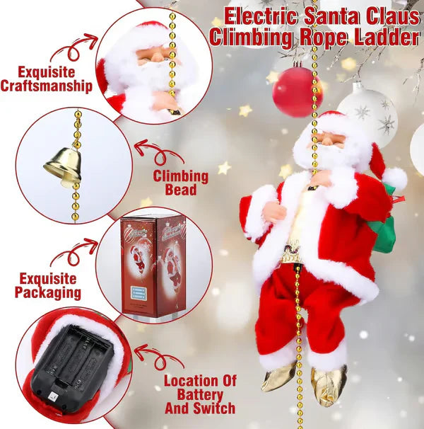 Early Christmas promotion Electric Santa Claus that goes up and down with music