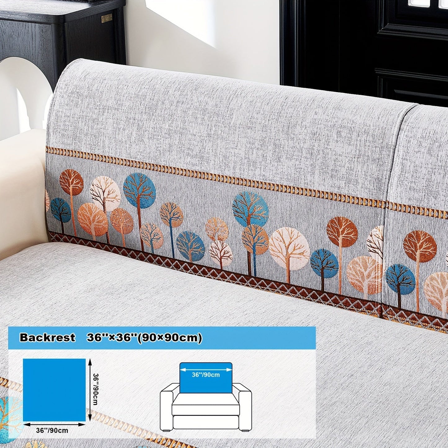 Bohemian Style Chenille Sofa Abdeckung