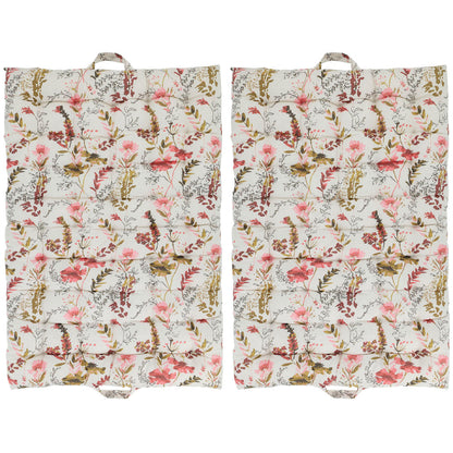 Chic Antique - 2 Stück Aix Matratzen mit Wildblumenmuster – Creme