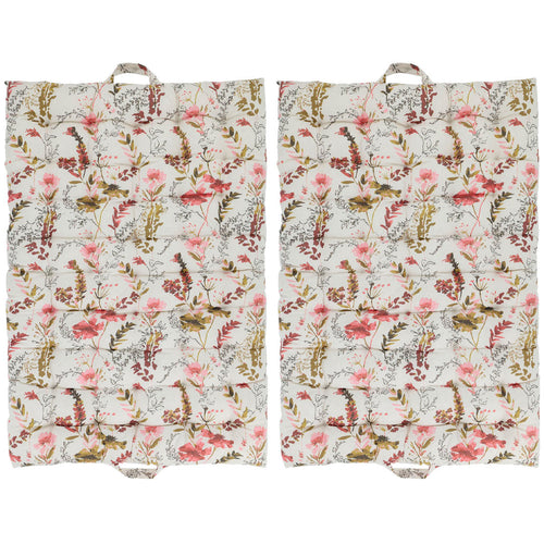 Chic Antique - 2 Stück Aix Matratzen mit Wildblumenmuster – Creme