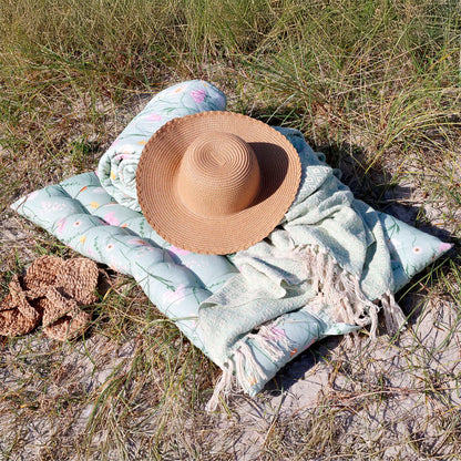 Chic Antique - 2 Stück Aix Matratzen mit Blumenmuster – Vert