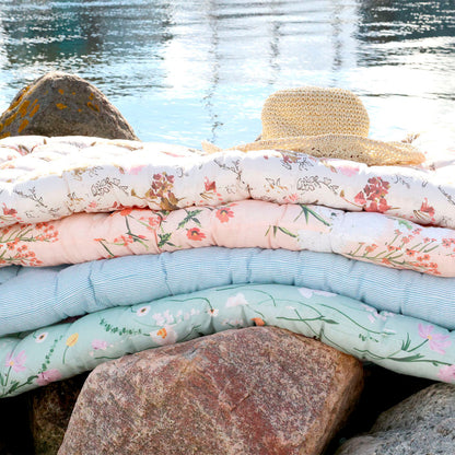 Chic Antique - 2 Stück Aix Matratzen mit Wildblumenmuster – Creme