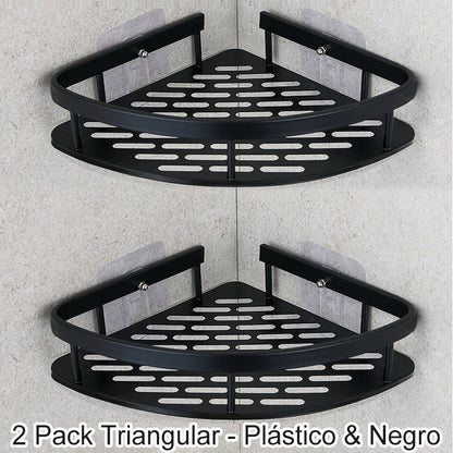 📢50% OFF!✨Corner Shower Shelf without Drilling with Hooks