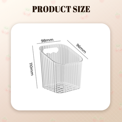 Wall-Mounted Clear Storage Organizer