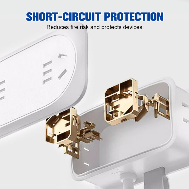 Compact Multi-Outlet Power Strip