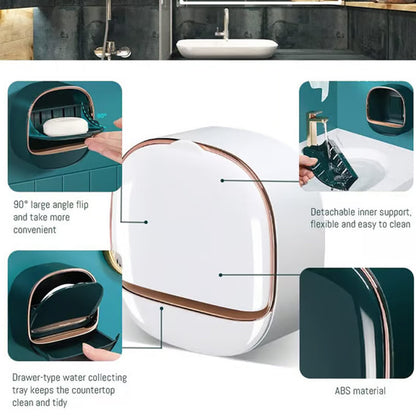 No-Punch Wall Mounted Soap Box